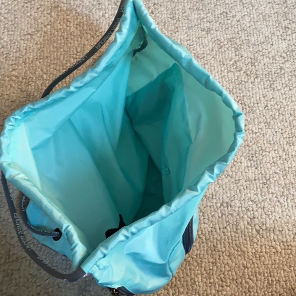 Under Armor Blue Polyester Backpack Euc - image 5